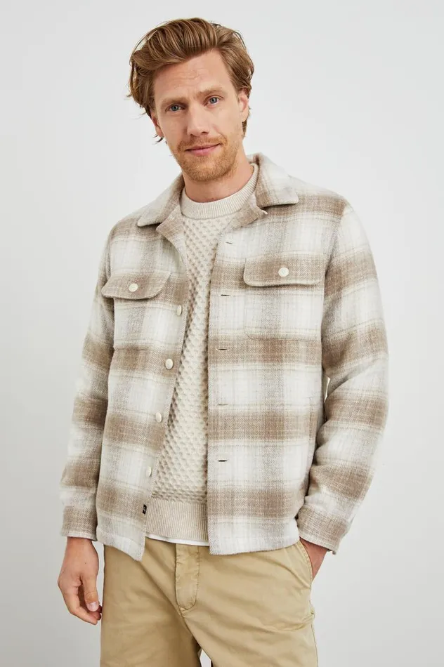 Rails Jackets and Coats Men VIGGO SHIRT JACKET Lions Mane