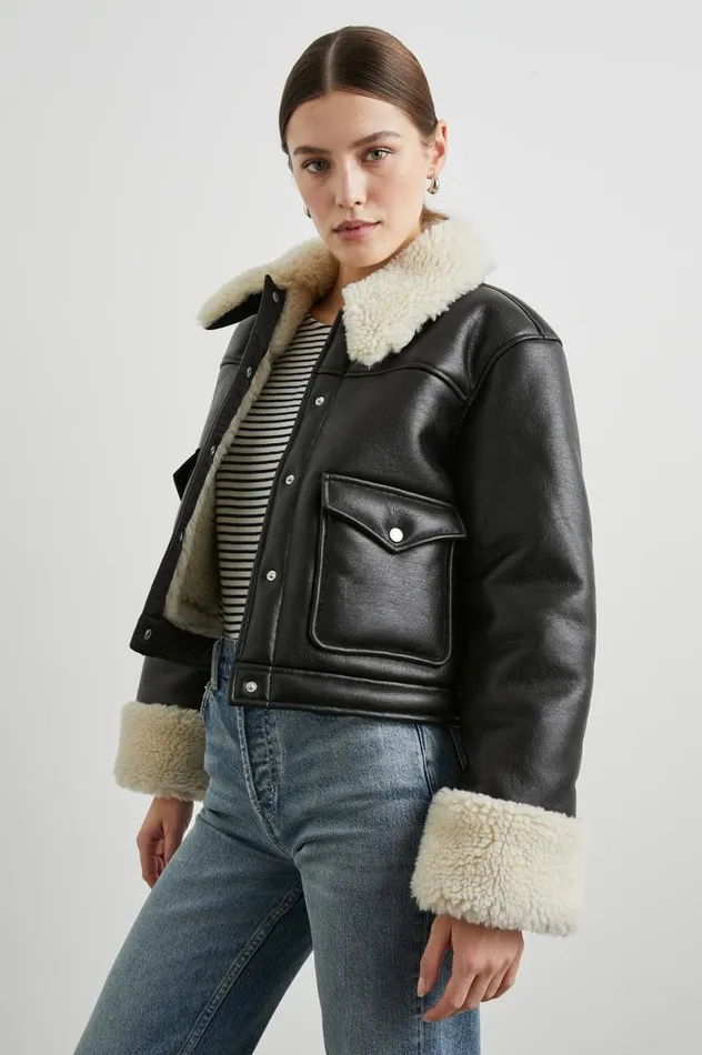 Rails Jackets and Coats Women IMANI JACKET Black Ivory