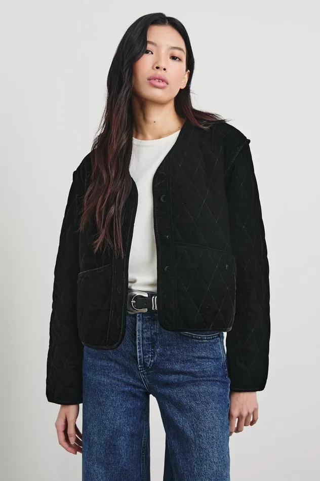 Rails Jackets and Coats Women KIKO JACKET Black Velvet