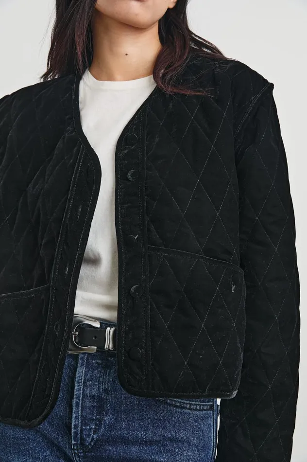 Rails Jackets and Coats Women KIKO JACKET Black Velvet