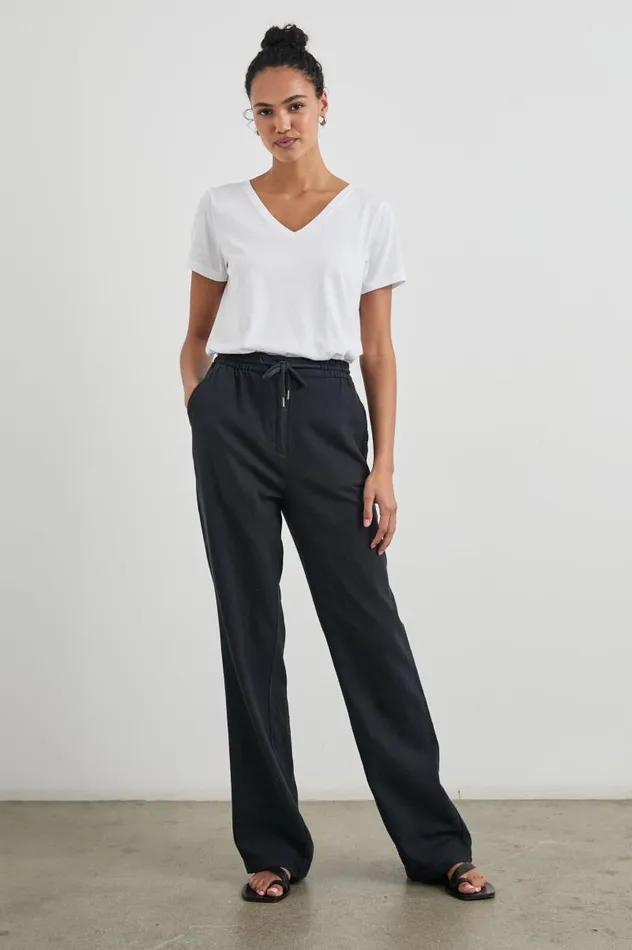 Rails Pants and Shorts Women BROOKLYN PANT Washed Black