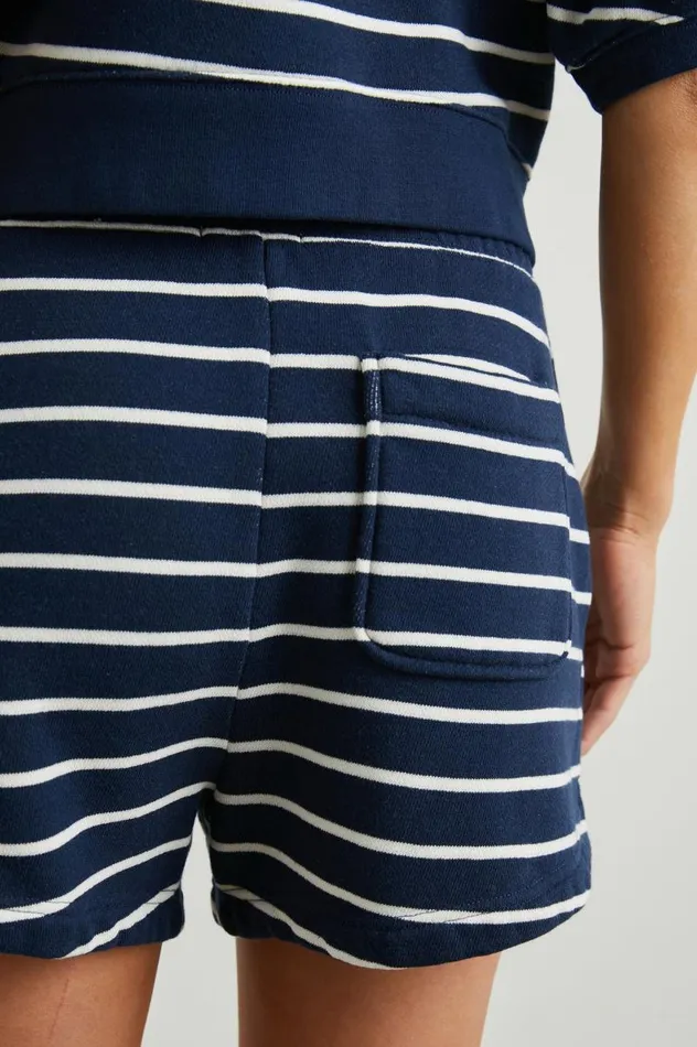 Rails Pants and Shorts Women JANE SHORT Navy White Stripe