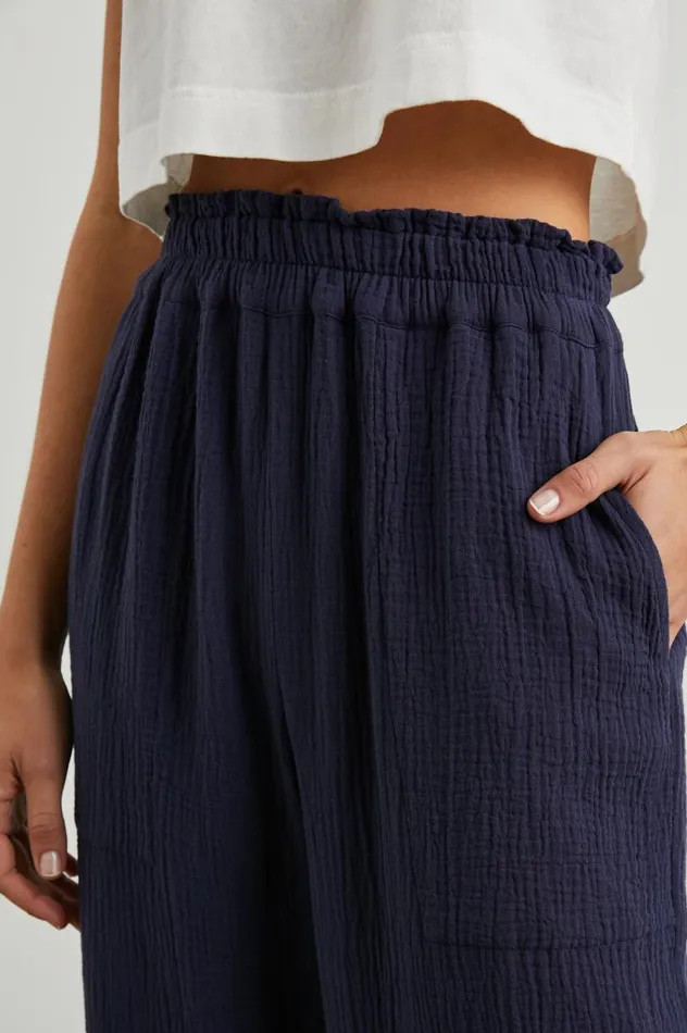 Rails Pants and Shorts Women LEON CROP PANT Navy