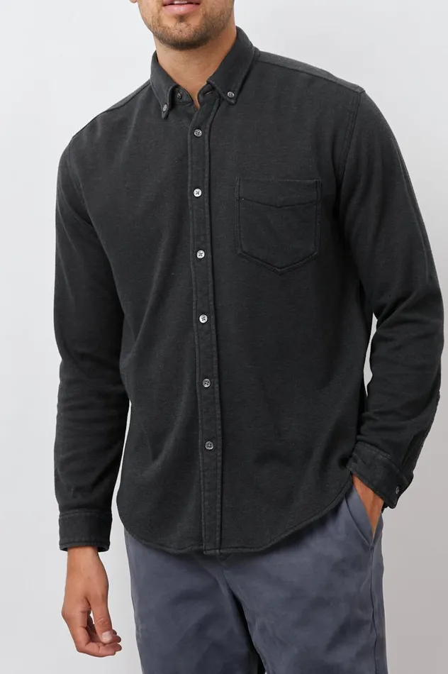 Rails Shirts Men BERKELEY SHIRT Washed Black
