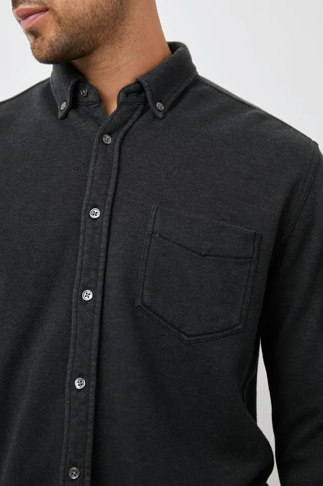 Rails Shirts Men BERKELEY SHIRT Washed Black