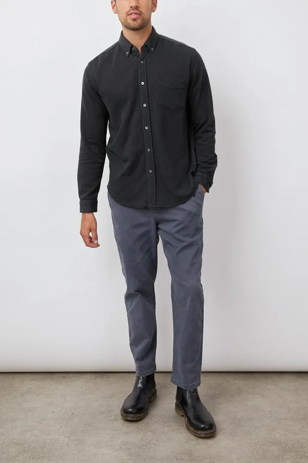 Rails Shirts Men BERKELEY SHIRT Washed Black