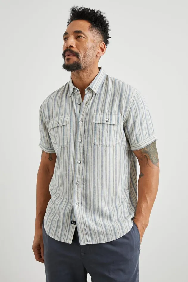 Rails Shirts Men DONNIE SHIRT Blue Cap Range