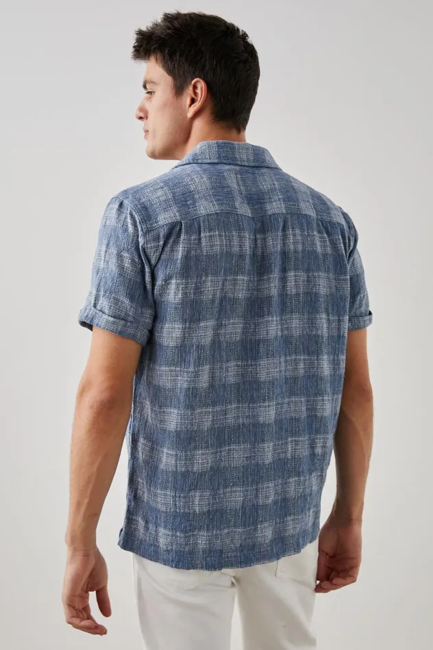 Rails Shirts Men DRESDEN SHIRT Kyoto Blue