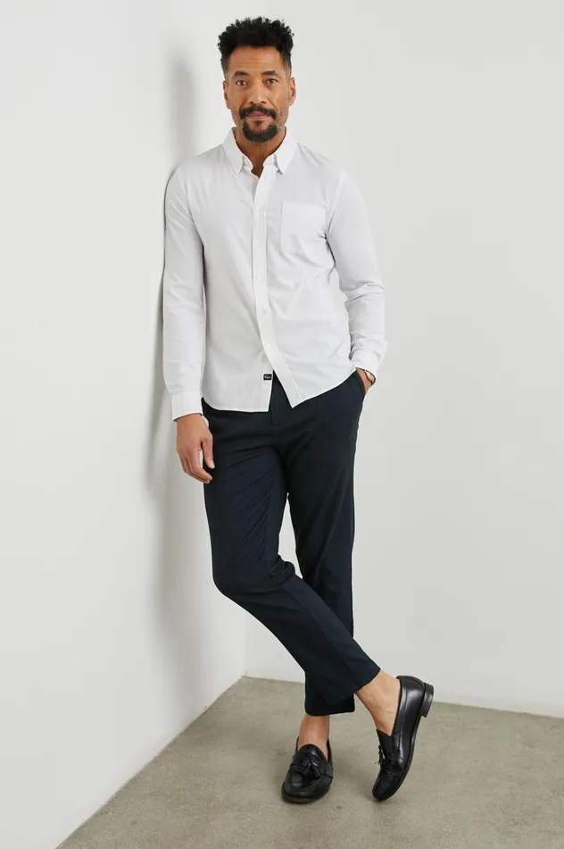 Rails Shirts Men KENDRICK SHIRT Pearl White