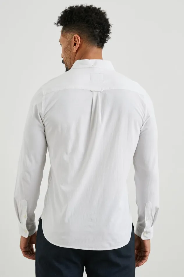 Rails Shirts Men KENDRICK SHIRT Pearl White