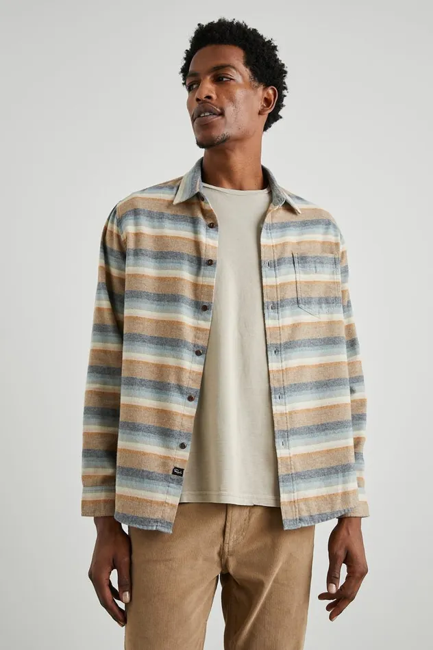 Rails Shirts Men RUNSON SHIRT Santa Fe Stripe