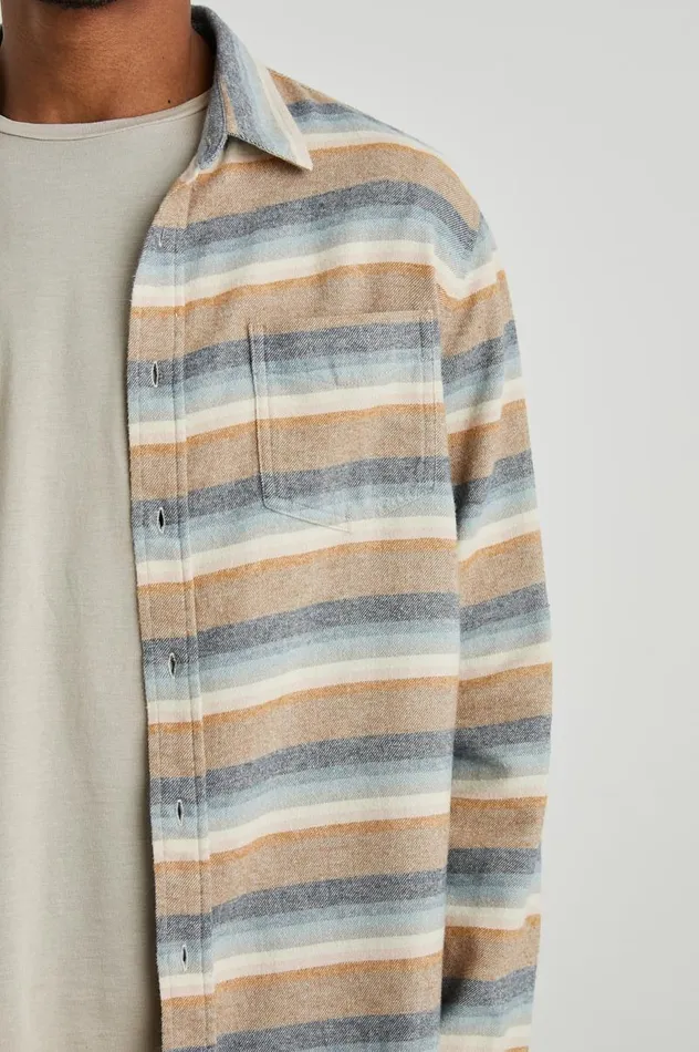 Rails Shirts Men RUNSON SHIRT Santa Fe Stripe