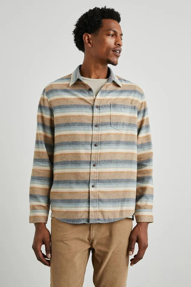 Rails Shirts Men RUNSON SHIRT Santa Fe Stripe