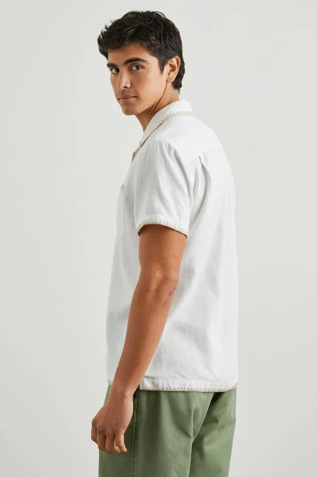 Rails Shirts Men SHANE SHIRT Antique White