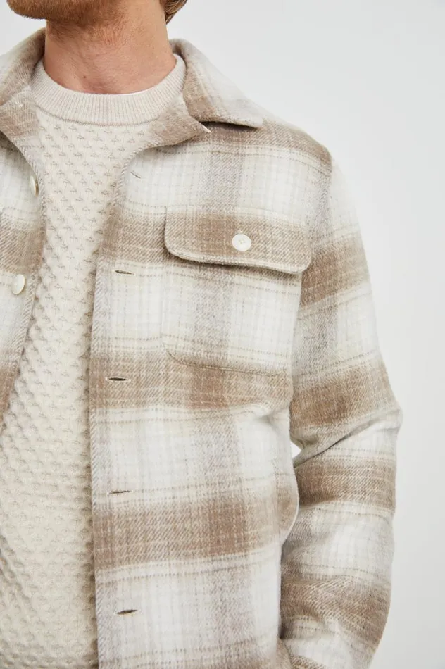 Rails Shirts Men VIGGO SHIRT JACKET Lions Mane