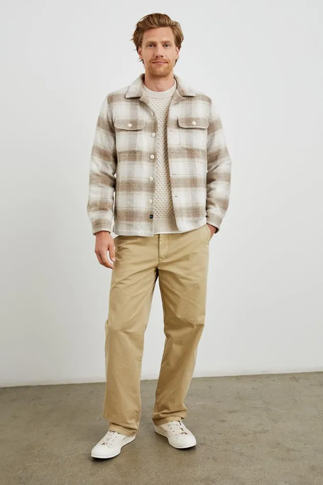 Rails Shirts Men VIGGO SHIRT JACKET Lions Mane