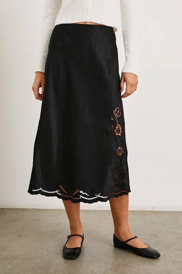 Rails Skirts Women ANYA SKIRT Black Eyelet