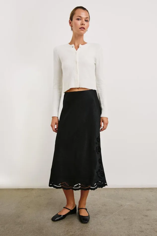 Rails Skirts Women ANYA SKIRT Black Eyelet