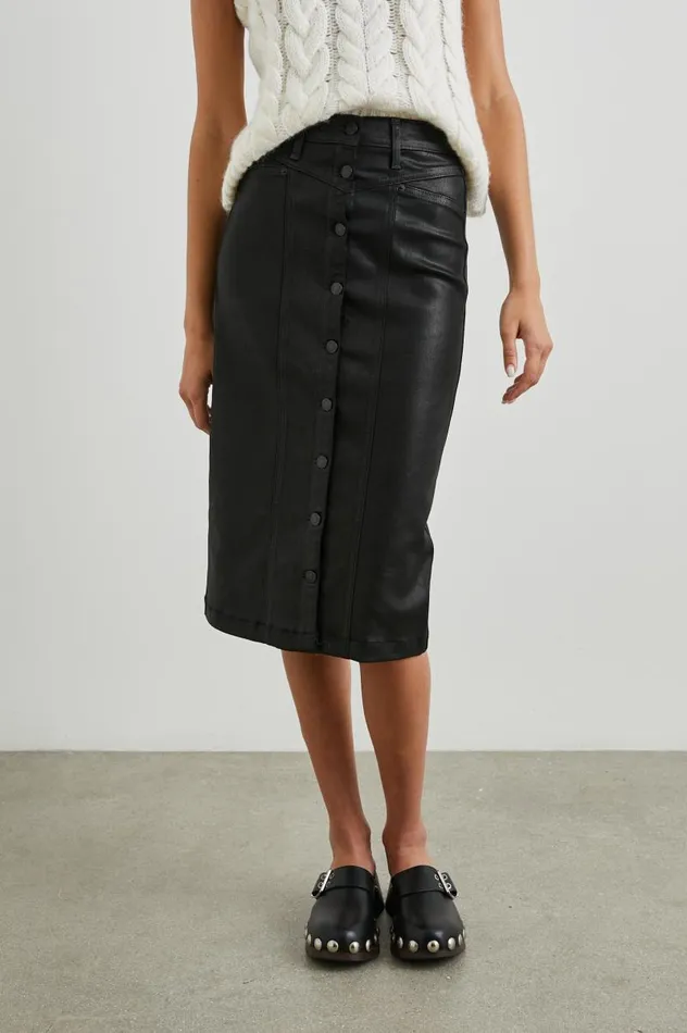 Rails Skirts Women BROADWAY SKIRT Coated Noir