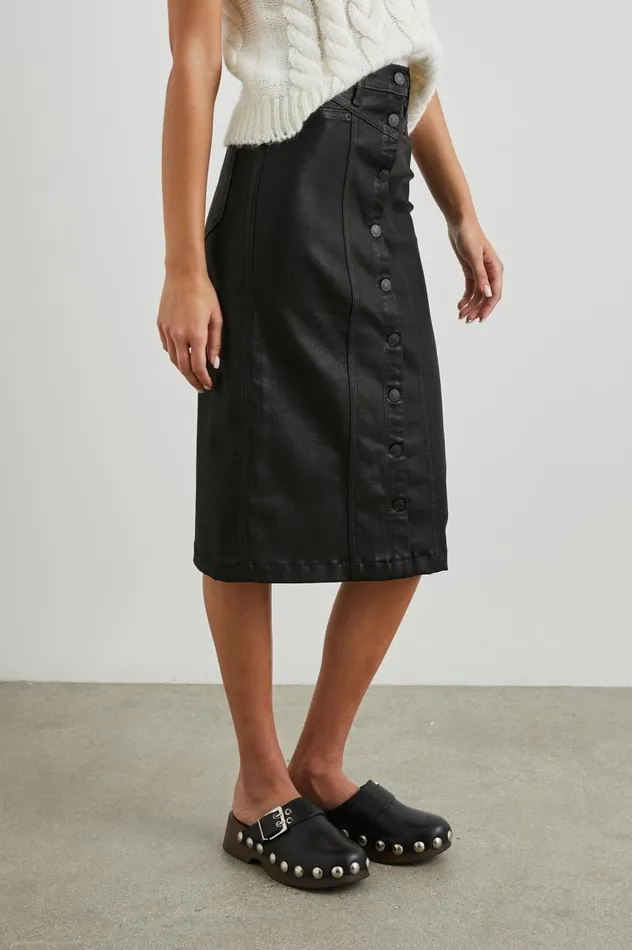 Rails Skirts Women BROADWAY SKIRT Coated Noir