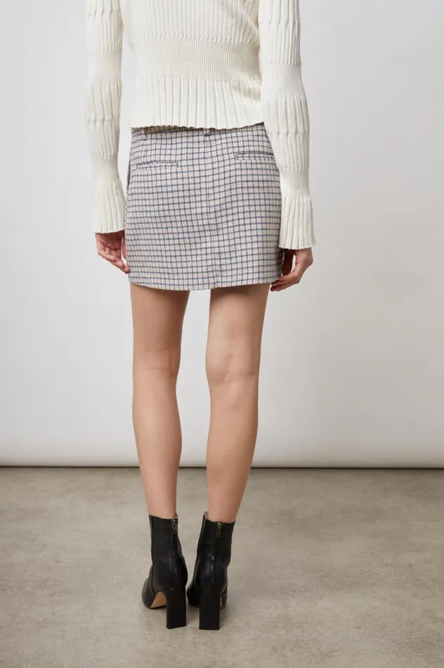 Rails Skirts Women PRIM SKIRT Lilac Navy Mini Check