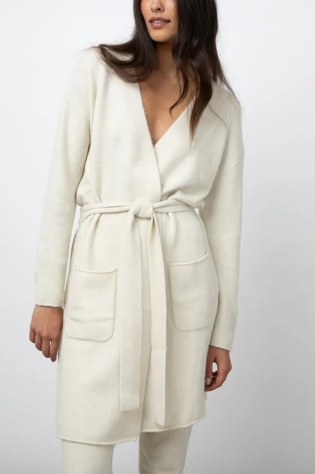 Rails Sweaters Women ANSEL ROBE Off White