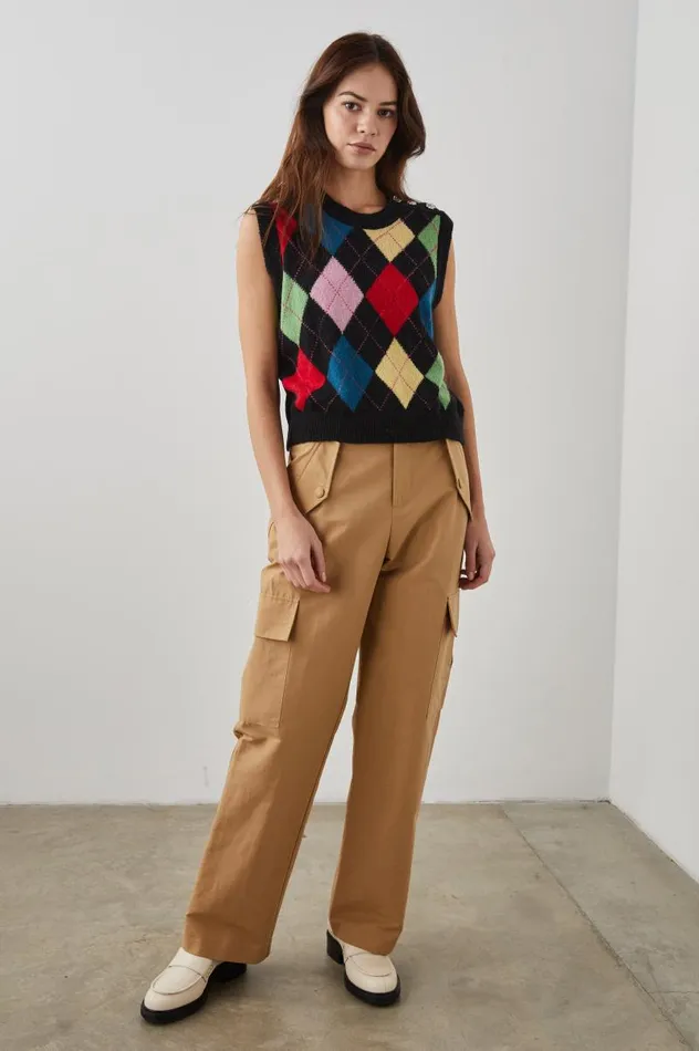Rails Sweaters Women CHRISTIE VEST Argyle