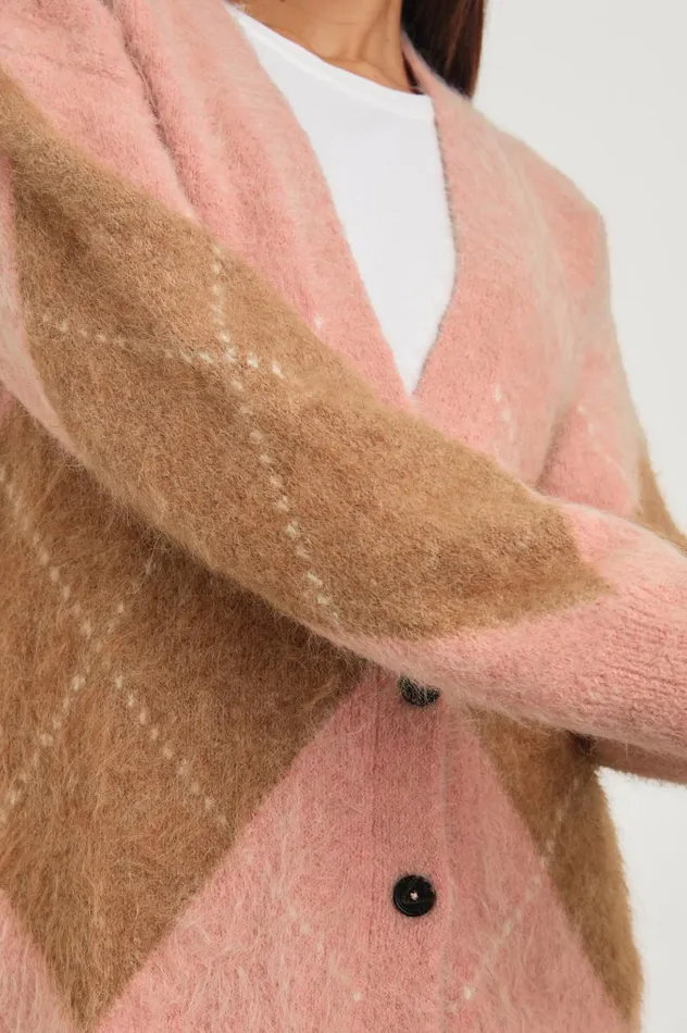 Rails Sweaters Women RUNI CARDIGAN Pastel Argyle
