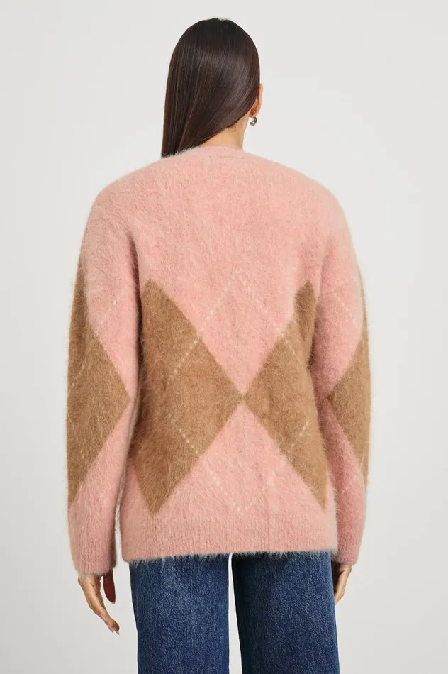 Rails Sweaters Women RUNI CARDIGAN Pastel Argyle