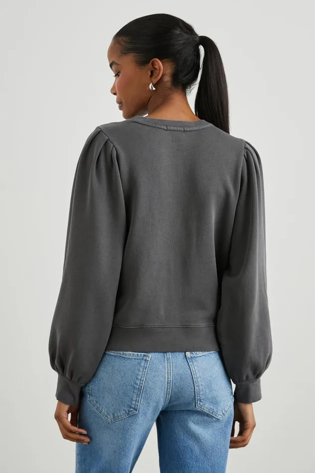 Rails Sweaters Women TIFFANY SWEATSHIRT Charcoal