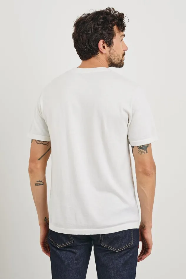 Rails TShirts and Thermals Men MASON COTTON CASHMERE TSHIRT Cream