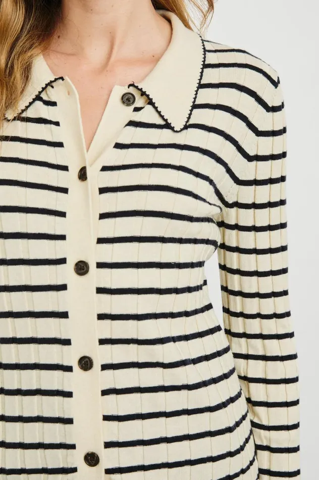 Rails Tops Women AURELIA TOP Ivory Navy Stripe