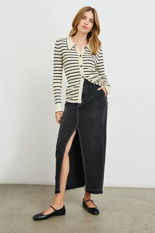 Rails Tops Women AURELIA TOP Ivory Navy Stripe