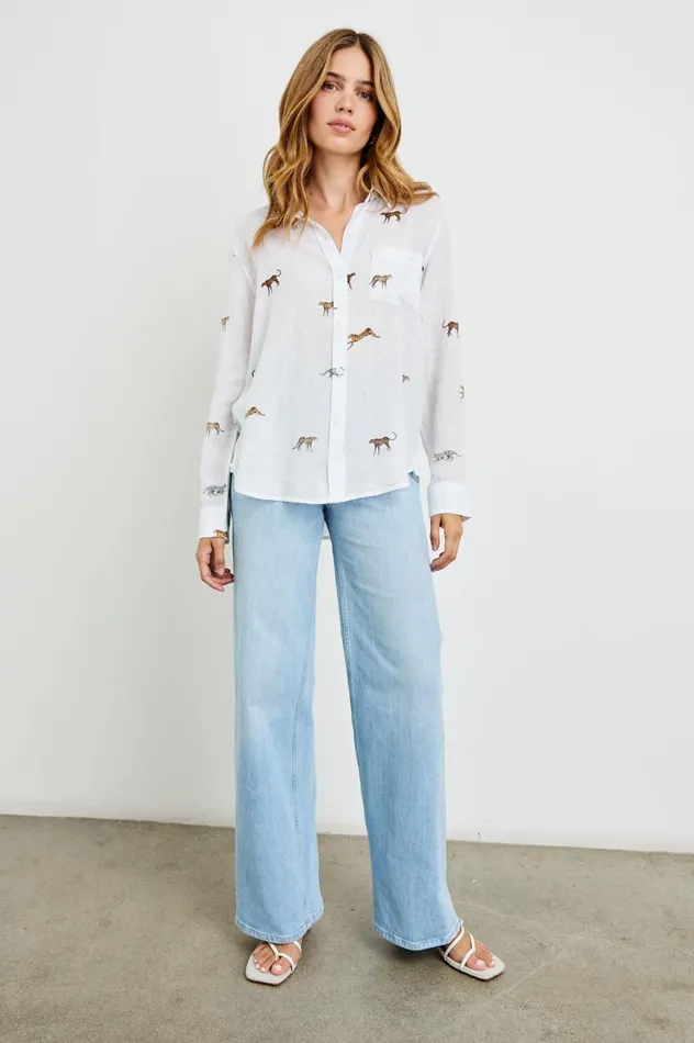 Rails Tops Women CHARLI SHIRT Safari Cheetah