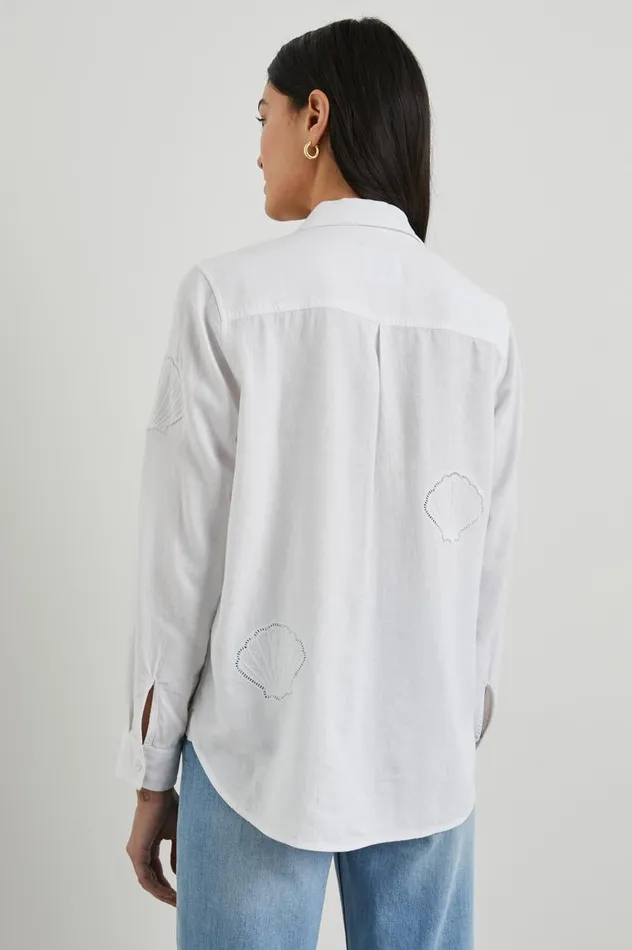 Rails Tops Women CHARLI SHIRT White Eyelet Shells