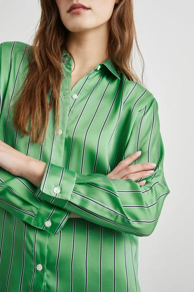 Rails Tops Women ELIAS SHIRT Basil Stripe