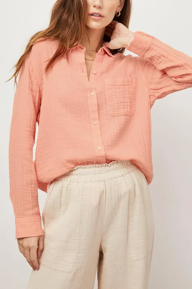 Rails Tops Women ELLIS SHIRT Flamingo