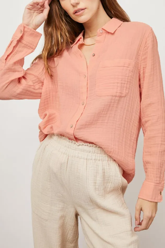 Rails Tops Women ELLIS SHIRT Flamingo