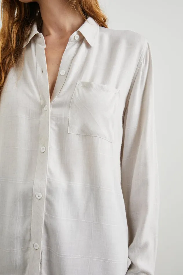 Rails Tops Women HUNTER SHIRT Birch Heather