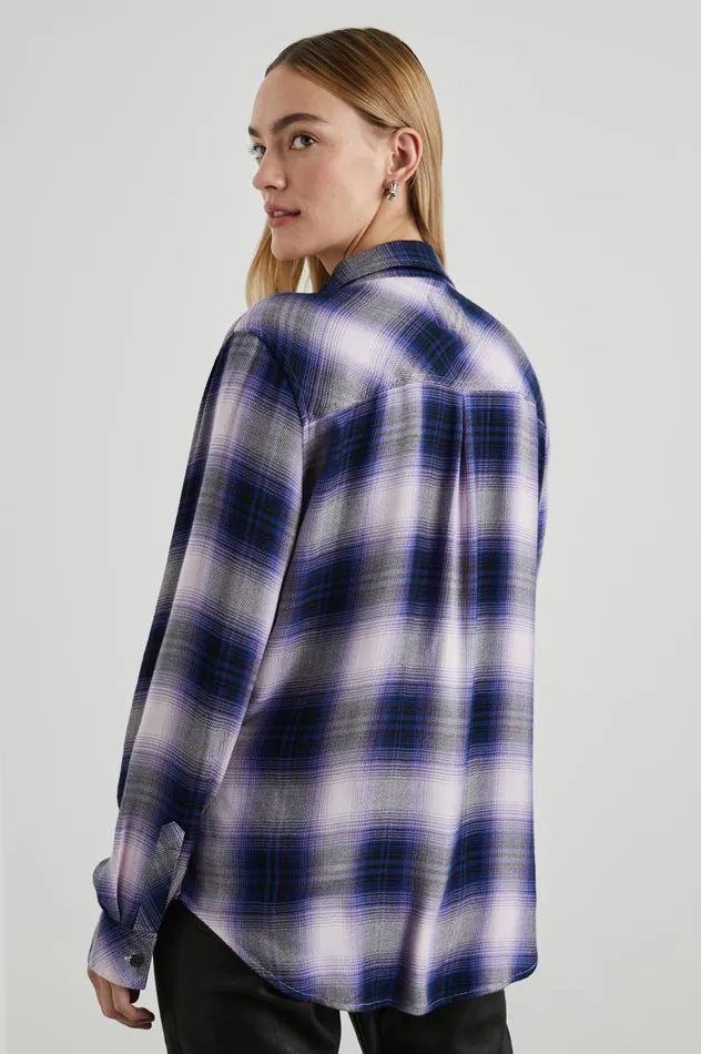 Rails Tops Women HUNTER SHIRT Orchid Navy