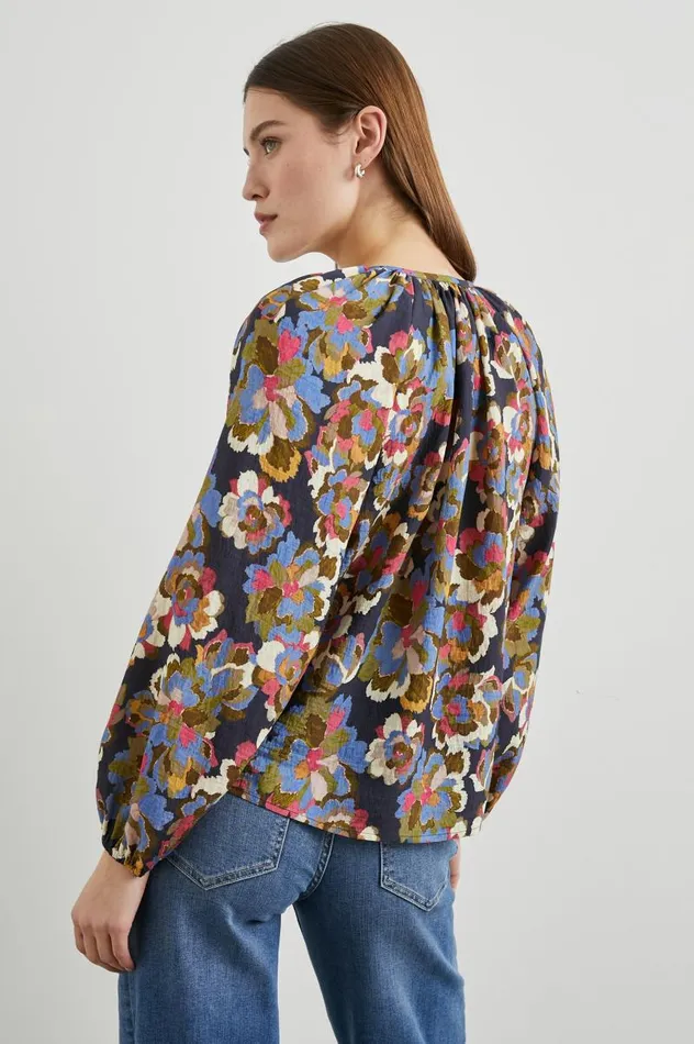 Rails Tops Women INDI TOP Navy Wildflower
