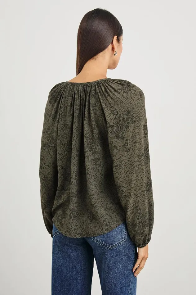 Rails Tops Women INDI TOP Olive Pebble