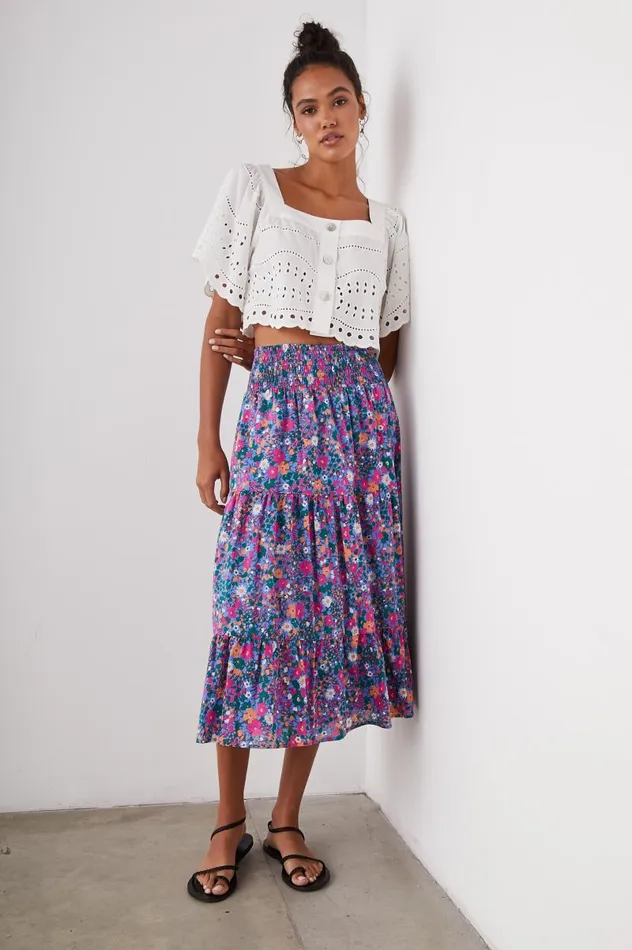 Rails Tops Women KIT TOP White Eyelet Embroidery