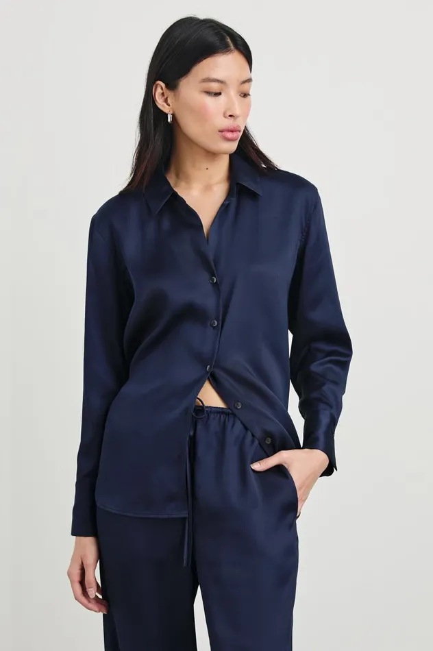 Rails Tops Women LEDGER SHIRT Navy