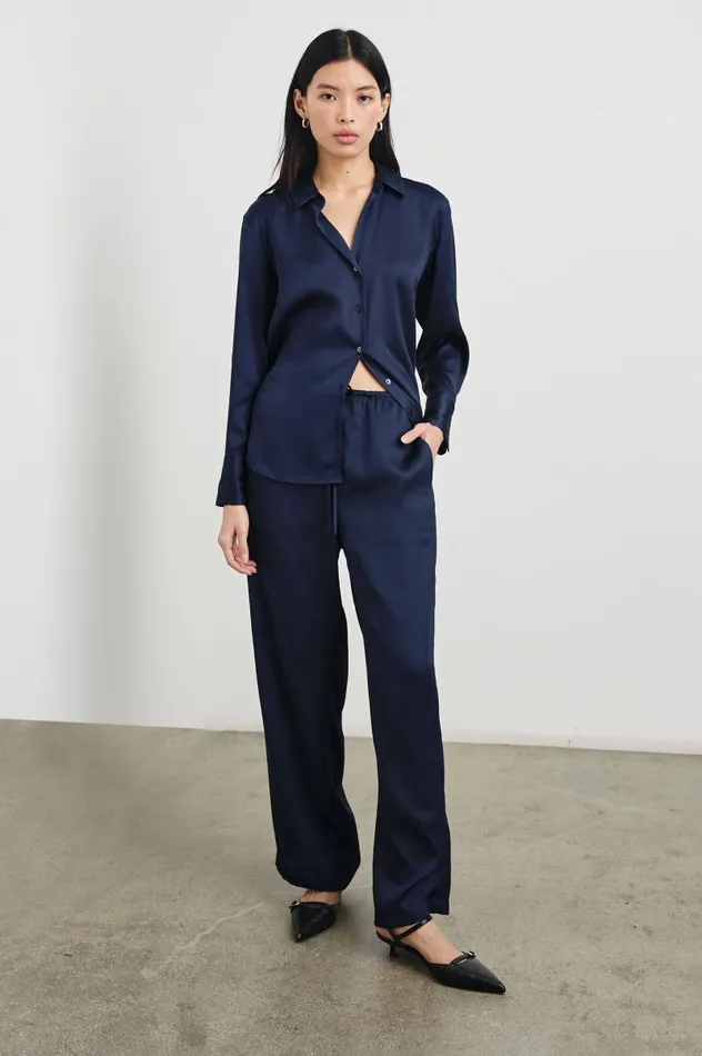 Rails Tops Women LEDGER SHIRT Navy