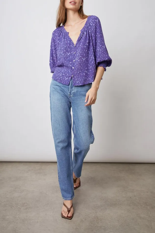 Rails Tops Women MARIAH TOP Static Leopard