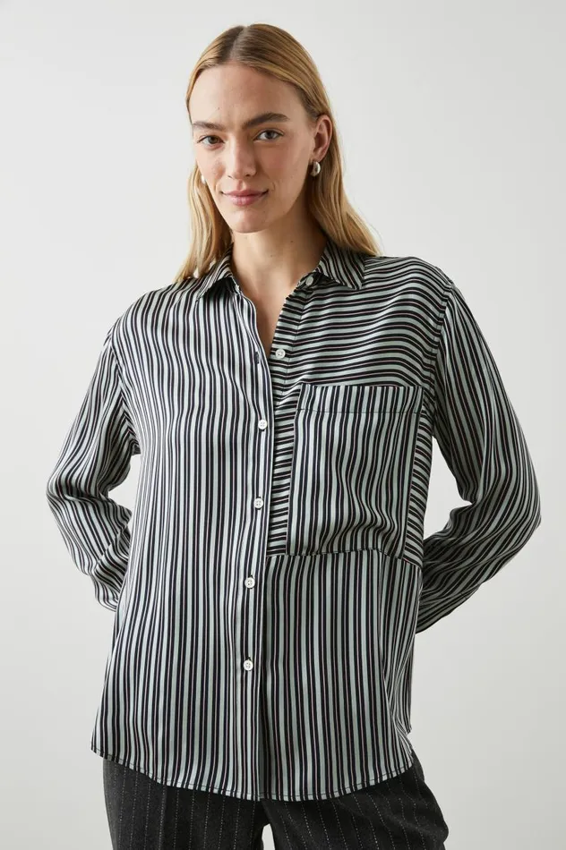 Rails Tops Women SPENCER SHIRT Aspen Stripe