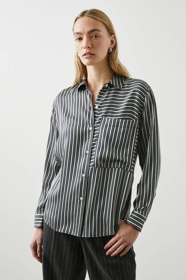 Rails Tops Women SPENCER SHIRT Aspen Stripe