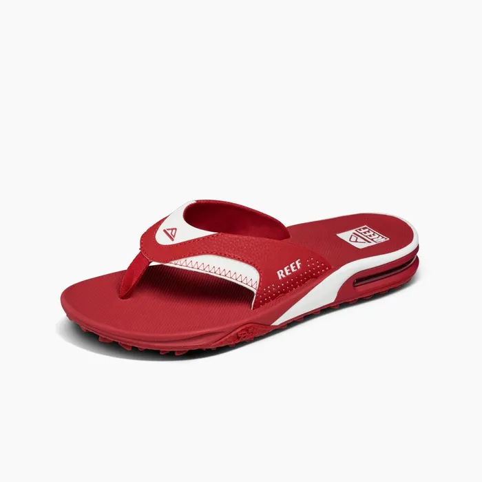 Reef Sandals Men Fanning Pregame Crimsonwhite Reef Sandals Men Fanning Pregame Crimsonwhite