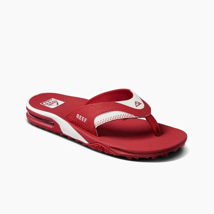 Reef Sandals Men Fanning Pregame Crimsonwhite Reef Sandals Men Fanning Pregame Crimsonwhite